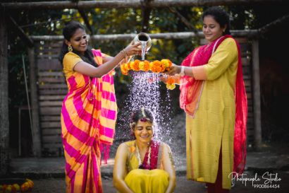 Haldi Ceremony Photoshoot