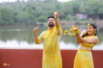 Haldi Ceremony Photoshoot