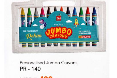 Personalised Jumbo Crayons