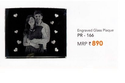 Engraved Glass Plaque