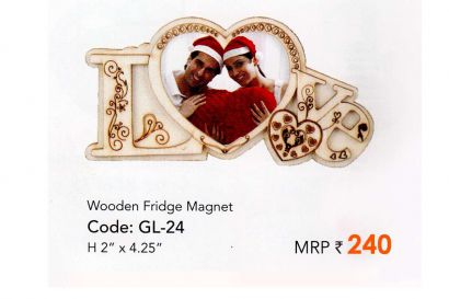 Wooden Fridge Magnet