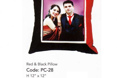 Red & Black Pillow